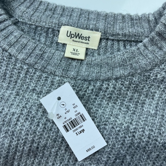 UpWest Comfy Sweater Dress in Grey N224 M- UW5, uw7 - Picture 12 of 14